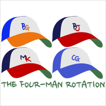 The Four-Man Rotation Logo